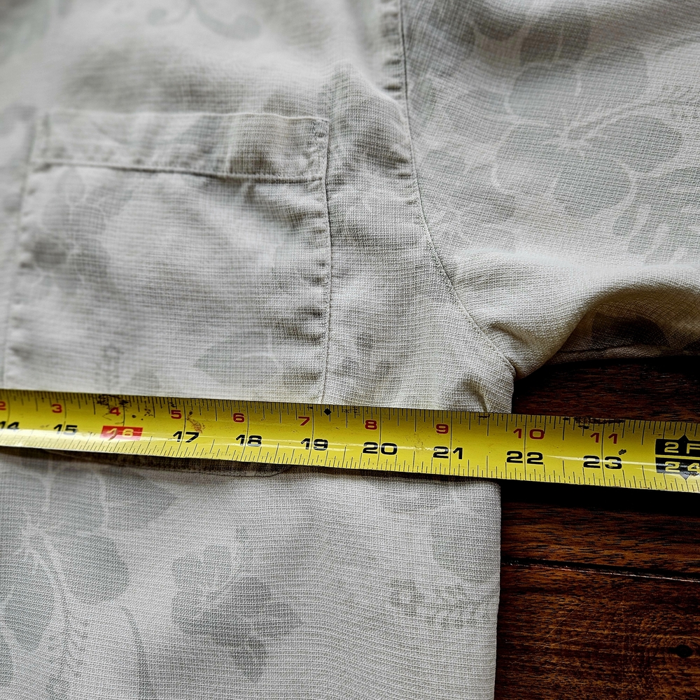 Tommy Bahama Beige Floral Button Down Shirt - Picture 6 of 6